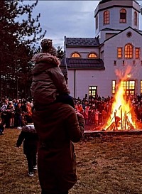 Паљење Бадњака - Црква Златибор