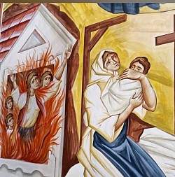 Фрескопис црква светог Преображења Господњег - Златибор